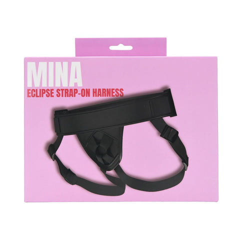 Mina Eclipse (Dark Black) – Adjustable Strap-On Harness Harnesses & Strap-Ons