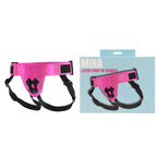 Mina Lustre (Shiny Pink) Adjustable Strap-On Harness – Strap-On Harness > Dildos > Strap On Harnesses