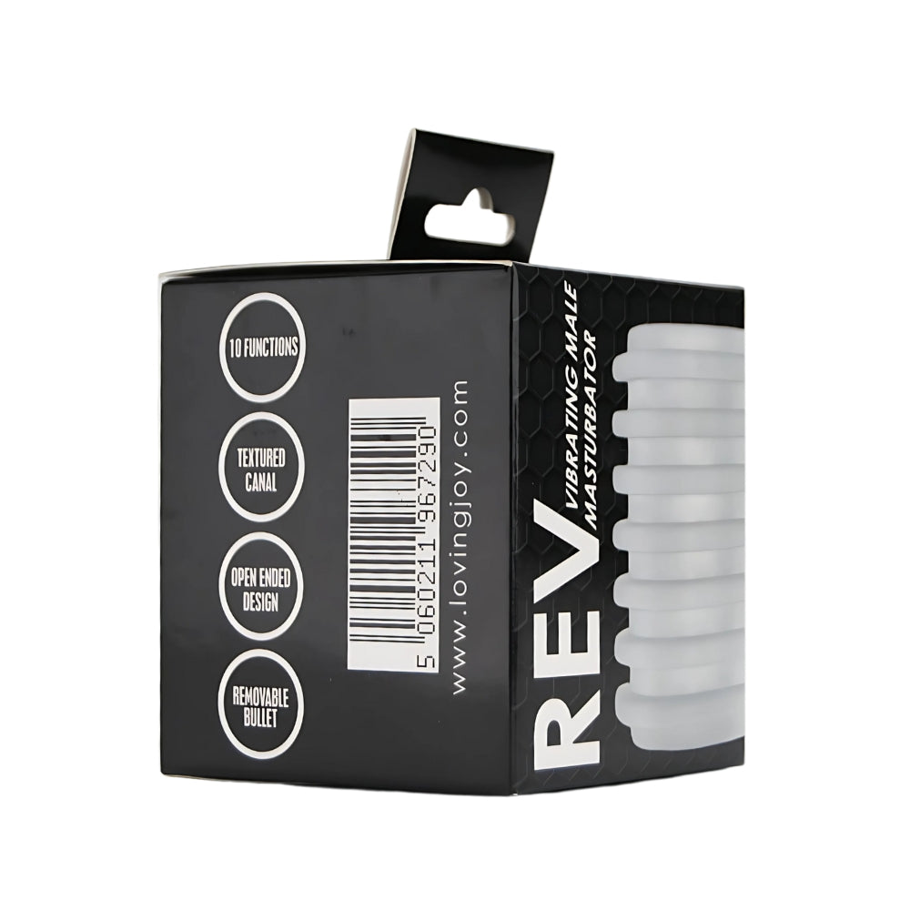 Rev-Sleeves Vibrating Male Masturbator – Textured Sleeve with 10-Speed Removable Bullet Vibrator > Sex Toys For Men > Masturbators > Vibrating