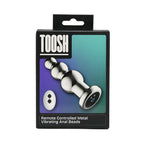 Toosh Remote Controlled Metal Vibrating Anal Beads - 3.8" Insertable > Anal Range > Anal Beads