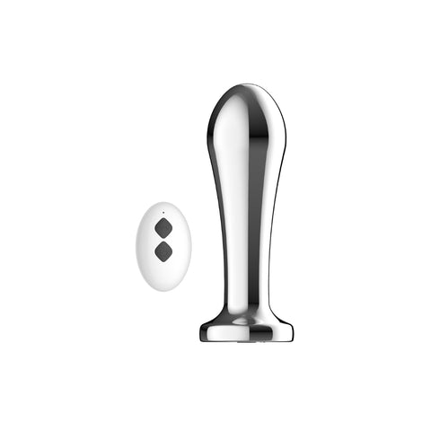 Toosh Remote Controlled Metal Vibrating Anal Plug – Remote-Controlled Metal Anal Plug Default Title Butt Plugs - Vibrating