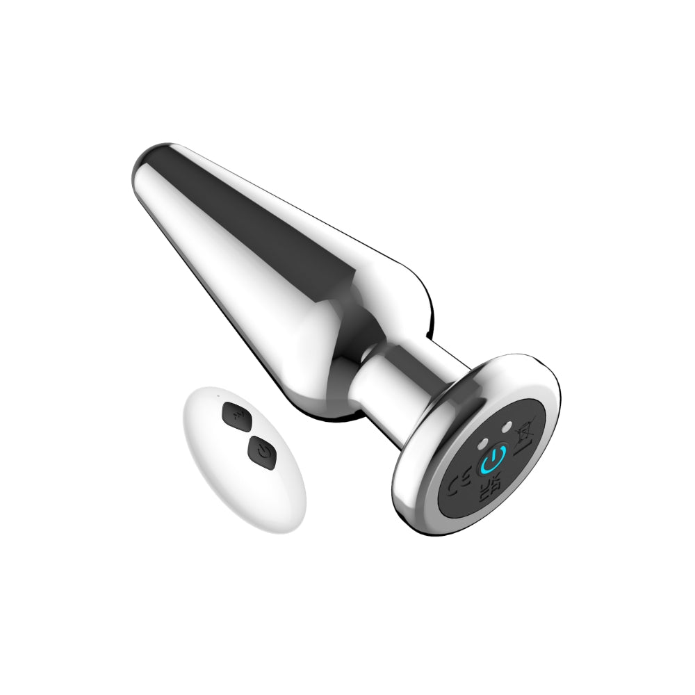 Toosh Remote Controlled Metal Vibrating Butt Plug – Remote-Controlled Metal Butt Plug > Anal Range > Vibrating Butt Plugs