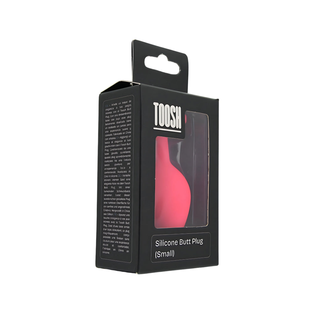 Toosh Pink Silicone Small Butt Plug – Smooth Silicone Small Butt Plug > Anal Range > Butt Plugs
