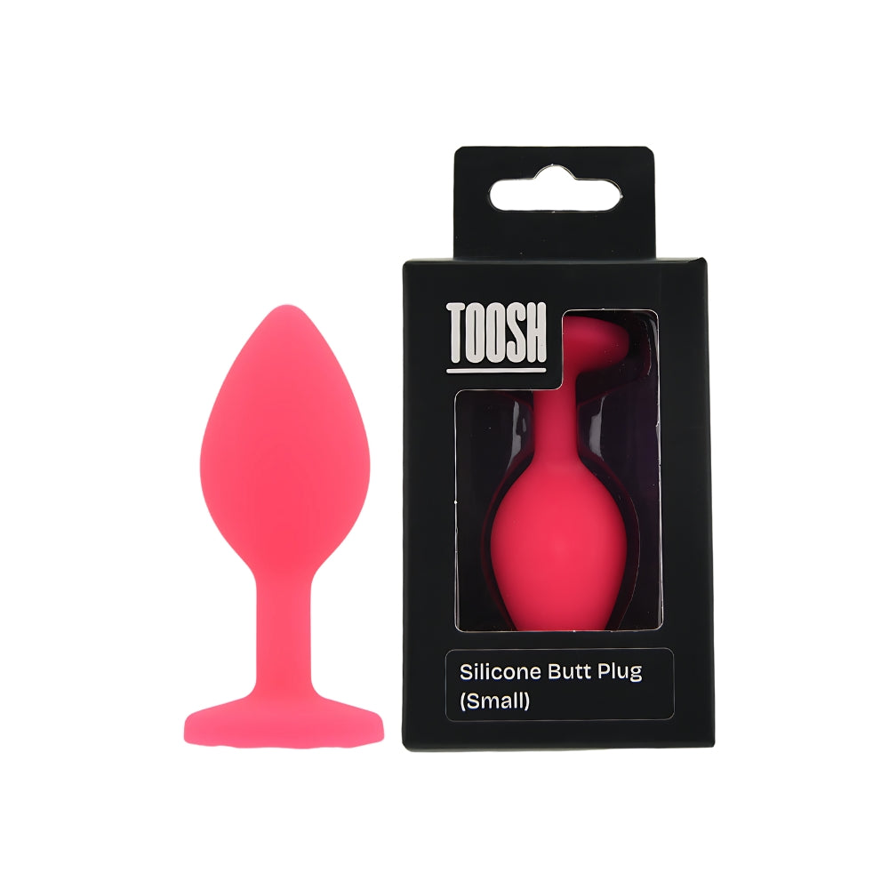 Toosh Pink Silicone Small Butt Plug – Smooth Silicone Small Butt Plug > Anal Range > Butt Plugs