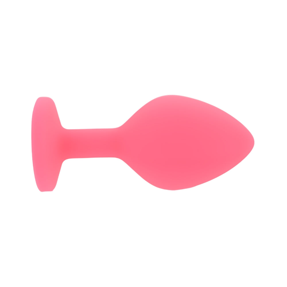 Toosh Pink Silicone Medium Butt Plug – Smooth Silicone Medium Butt Plug > Anal Range > Butt Plugs