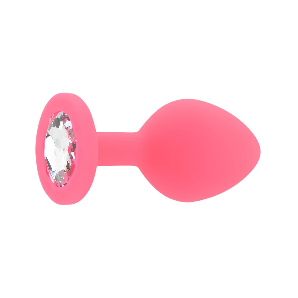 Toosh Pink Silicone Medium Butt Plug – Smooth Silicone Medium Butt Plug > Anal Range > Butt Plugs