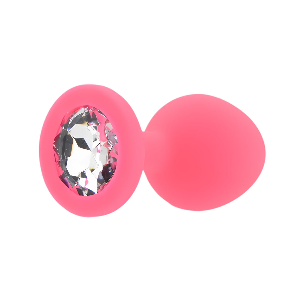 Toosh Pink Silicone Medium Butt Plug – Smooth Silicone Medium Butt Plug > Anal Range > Butt Plugs