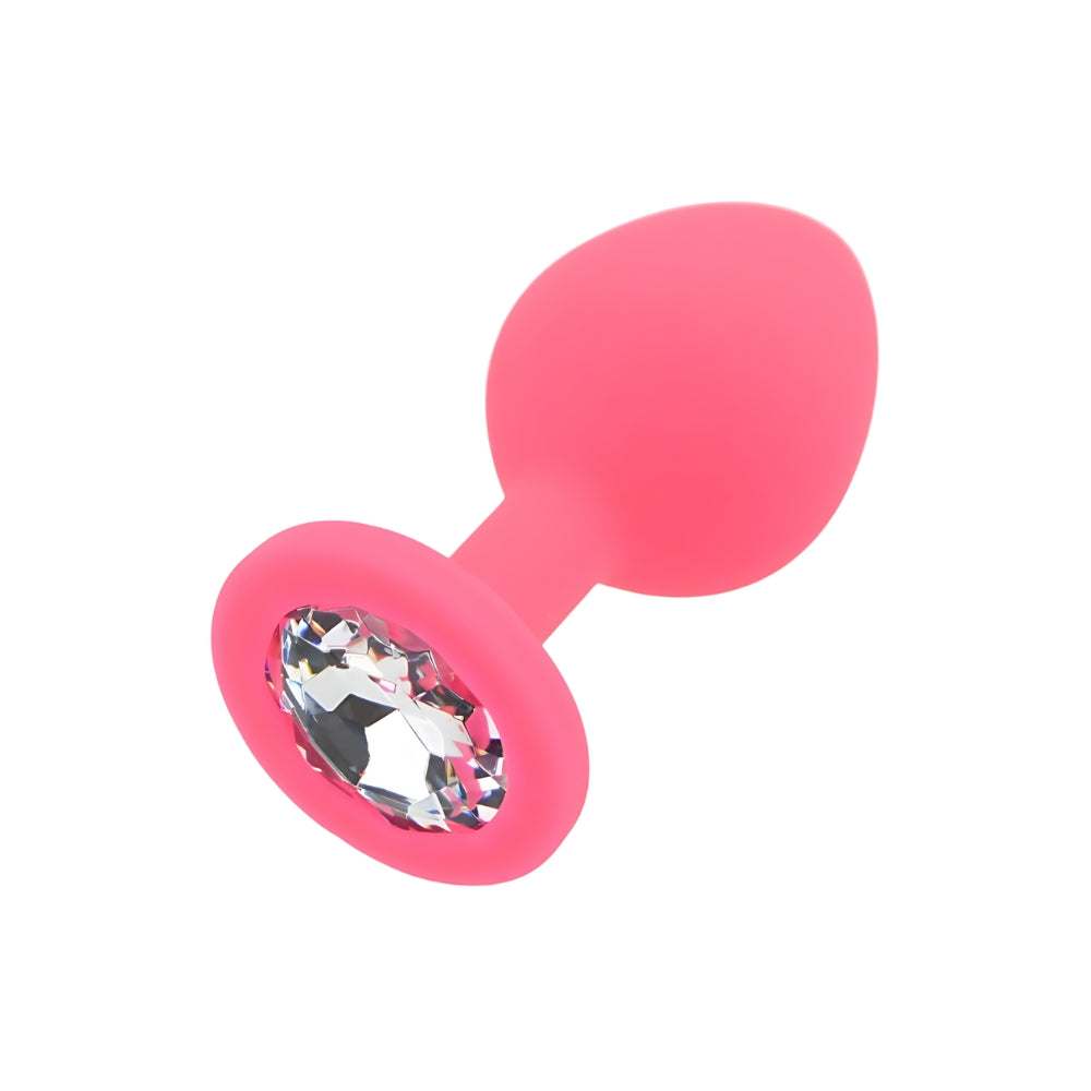 Toosh Pink Silicone Medium Butt Plug – Smooth Silicone Medium Butt Plug > Anal Range > Butt Plugs
