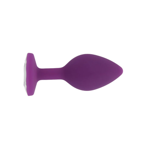 Toosh Purple Silicone Small Butt Plug – Smooth Silicone Butt Plug 2.9 Inches Length 1.1 Inches Diameter > Anal Range > Butt Plugs