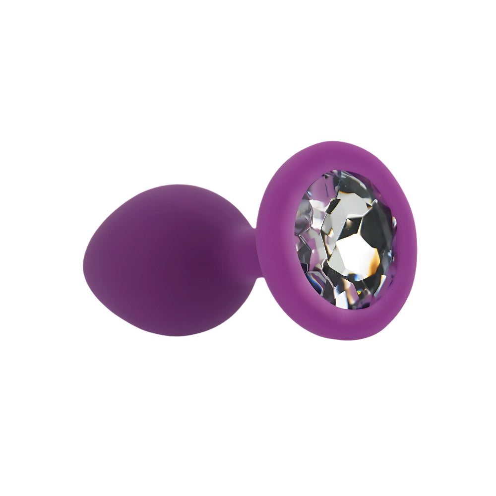 Toosh Purple Silicone Small Butt Plug – Smooth Silicone Butt Plug 2.9 Inches Length 1.1 Inches Diameter > Anal Range > Butt Plugs