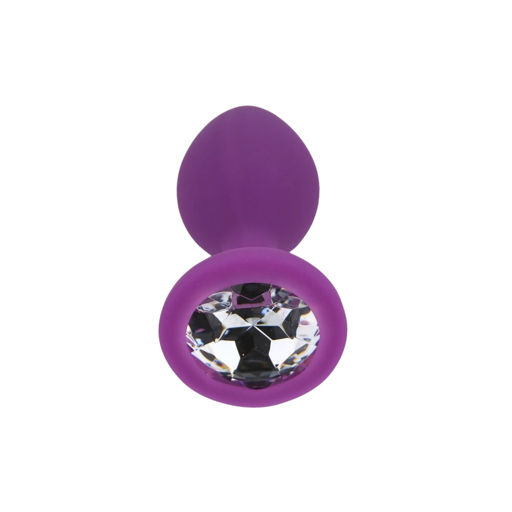 Toosh Purple Silicone Small Butt Plug – Smooth Silicone Butt Plug 2.9 Inches Length 1.1 Inches Diameter > Anal Range > Butt Plugs