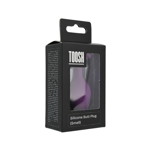 Toosh Purple Silicone Small Butt Plug – Smooth Silicone Butt Plug 2.9 Inches Length 1.1 Inches Diameter > Anal Range > Butt Plugs