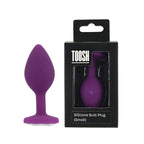 Toosh Purple Small Silicone Butt Plug – Smooth 2.9 Inch Length 1.1 Inch Diameter > Anal Range > Butt Plugs