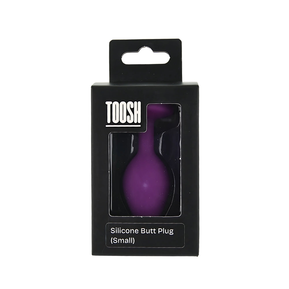 Toosh Purple Silicone Small Butt Plug – Smooth Silicone Butt Plug 2.9 Inches Length 1.1 Inches Diameter > Anal Range > Butt Plugs