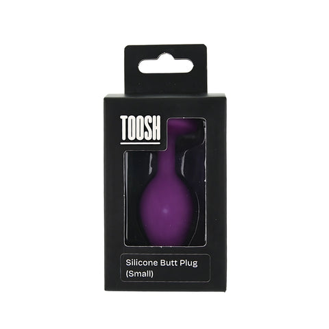 Toosh Purple Silicone Small Butt Plug – Smooth Silicone Butt Plug 2.9 Inches Length 1.1 Inches Diameter > Anal Range > Butt Plugs