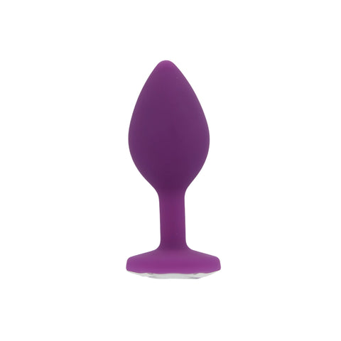 Toosh Purple Silicone Small Butt Plug – Smooth Silicone Butt Plug 2.9 Inches Length 1.1 Inches Diameter Default Title > Anal Range > Butt Plugs
