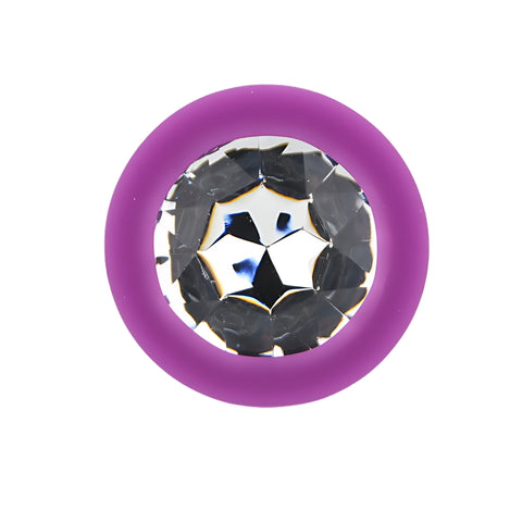 Toosh Purple Silicone Butt Plug Medium – Smooth Silicone Butt Plug 3.2 Inch Length 1.35 Inch Width > Anal Range > Butt Plugs
