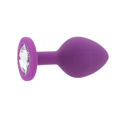 Toosh Purple Silicone Butt Plug Medium – Smooth Silicone Butt Plug 3.2 Inch Length 1.35 Inch Width > Anal Range > Butt Plugs
