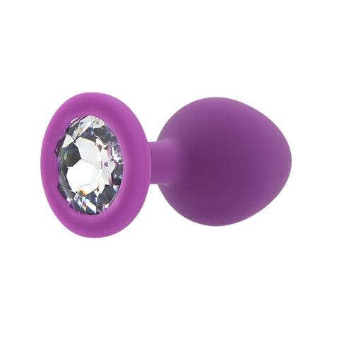 Toosh Purple Silicone Butt Plug Medium – Smooth Silicone Butt Plug 3.2 Inch Length 1.35 Inch Width > Anal Range > Butt Plugs