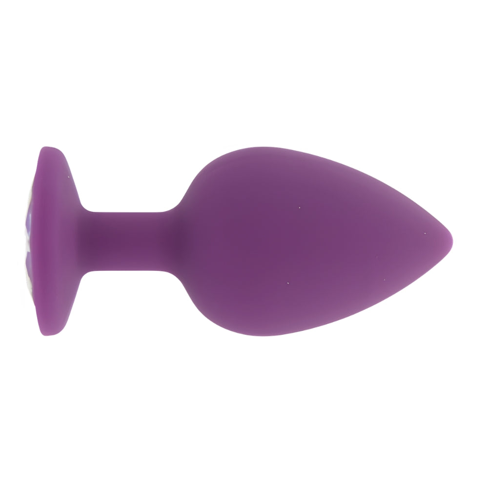 Toosh Purple Silicone Large Butt Plug – Smooth Silicone Large Butt Plug 3.7 Inches Length 1.7 Inches Diameter > Anal Range > Butt Plugs