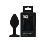 Toosh Silicone Butt Plug Black Small > Anal Range > Butt Plugs