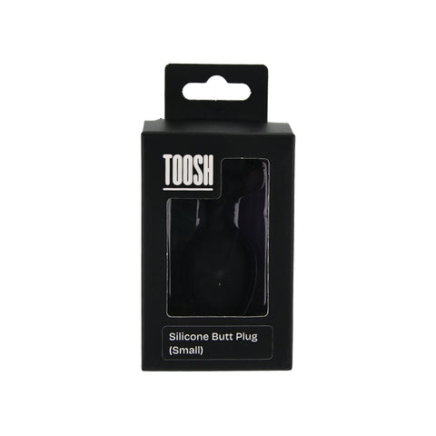Toosh Black Silicone Small Butt Plug – Soft Silicone Anal Plug with Jewelled Base > Anal Range > Jewel Butt Plugs