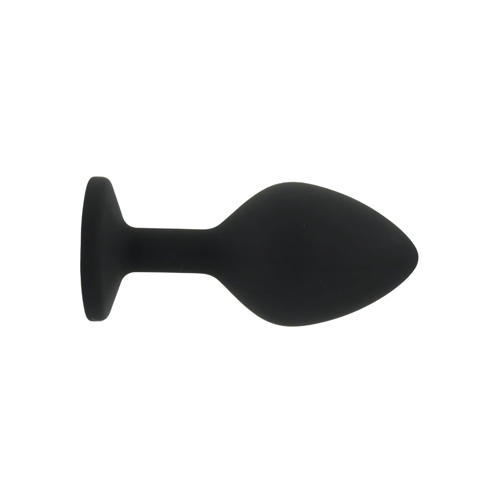 Toosh Black Silicone Medium – Smooth Silicone Butt Plug 3.2 Inch Length 1.35 Inch Width > Anal Range > Butt Plugs