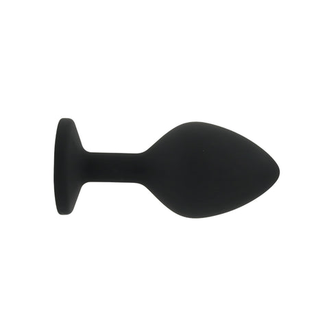 Toosh Black Silicone Medium – Smooth Silicone Butt Plug 3.2 Inch Length 1.35 Inch Width > Anal Range > Butt Plugs