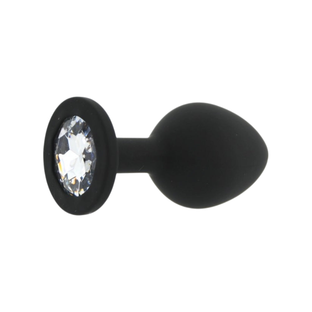 Toosh Black Silicone Medium – Smooth Silicone Butt Plug 3.2 Inch Length 1.35 Inch Width > Anal Range > Butt Plugs