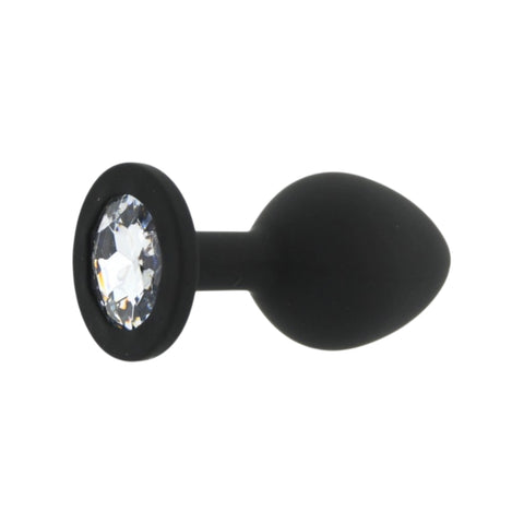 Toosh Black Silicone Medium – Smooth Silicone Butt Plug 3.2 Inch Length 1.35 Inch Width > Anal Range > Butt Plugs