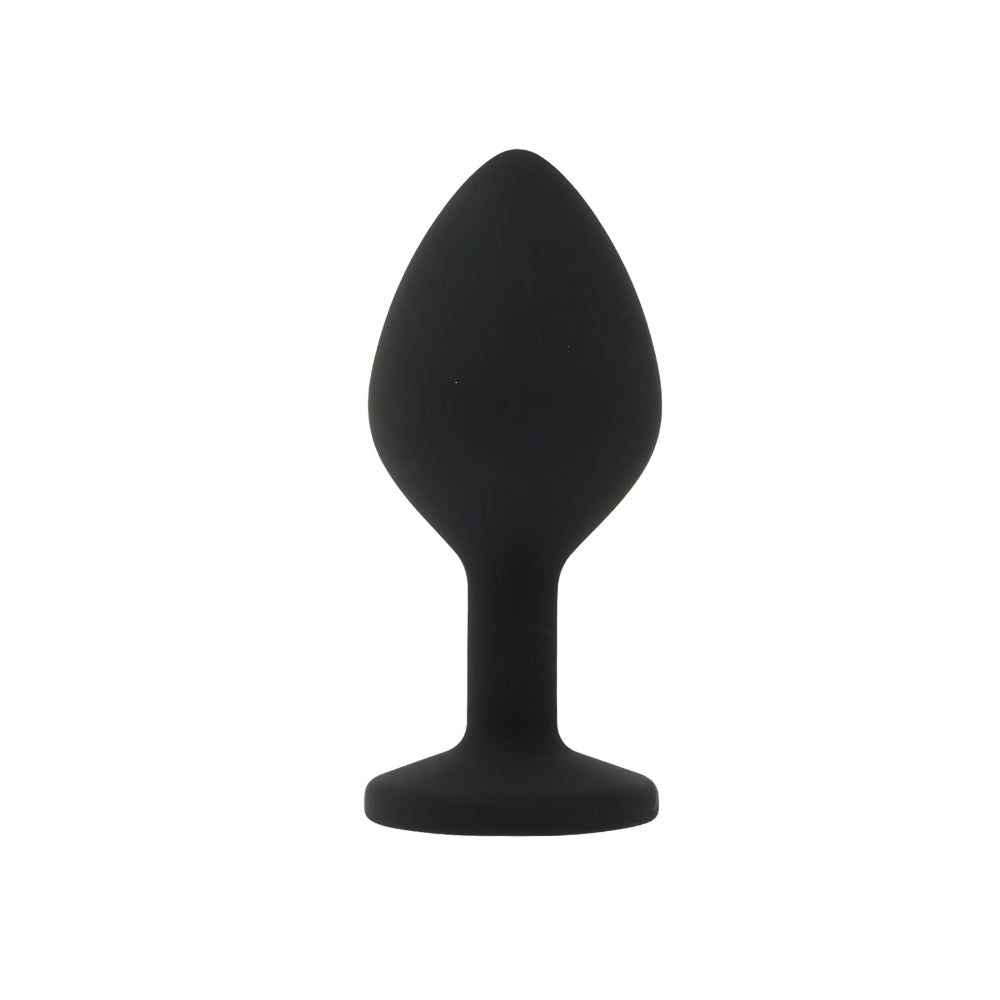 Toosh Black Silicone Medium – Smooth Silicone Butt Plug 3.2 Inch Length 1.35 Inch Width Secondary image