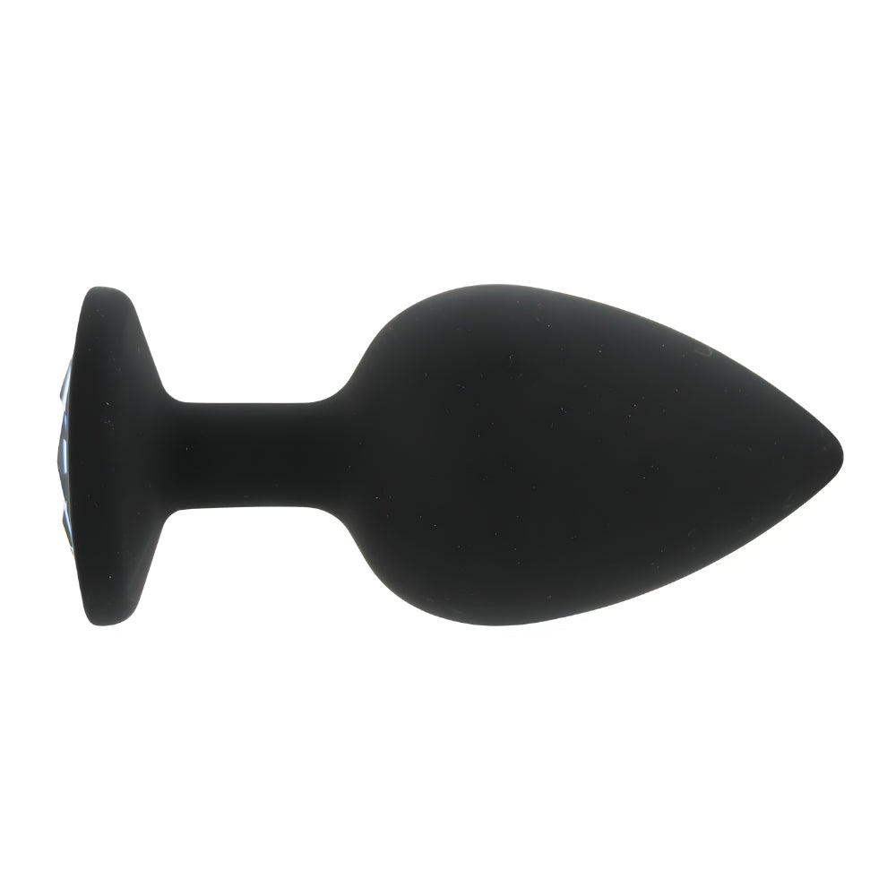 Toosh Black Silicone Large Butt Plug – Smooth Soft Silicone Material > Anal Range > Butt Plugs
