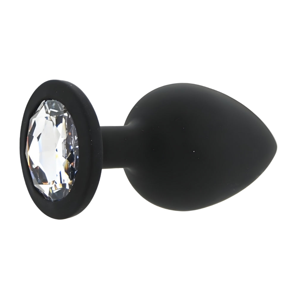 Toosh Black Silicone Large Butt Plug – Smooth Soft Silicone Material > Anal Range > Butt Plugs
