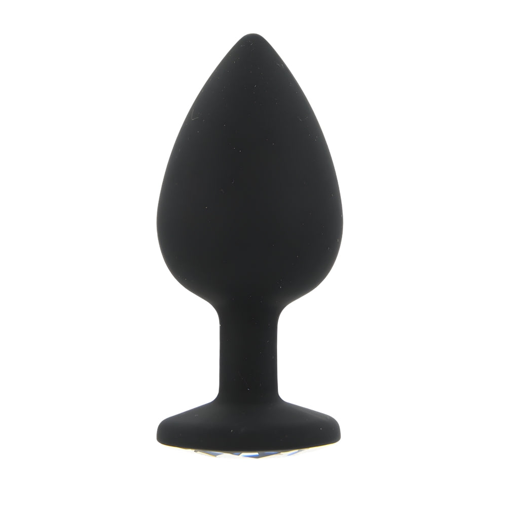 Toosh Black Silicone Large Butt Plug – Smooth Soft Silicone Material Secondary image