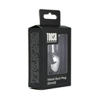 Toosh Silver Small Metal Butt Plug (Red Stone) – Jewel-Embellished Butt Plug > Anal Range > Jewel Butt Plugs
