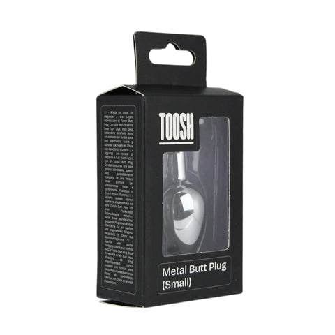 Toosh Silver Small Metal Butt Plug (Red Stone) – Jewel-Embellished Butt Plug > Anal Range > Jewel Butt Plugs