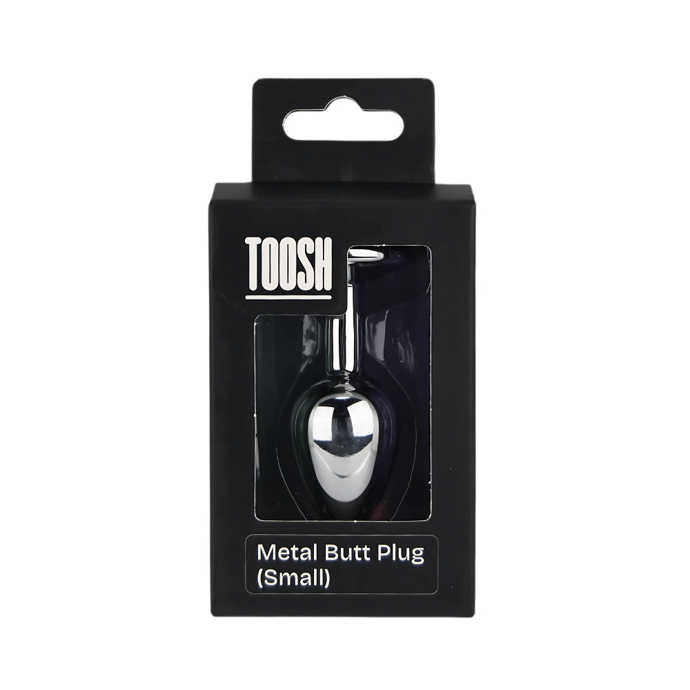 Toosh Heart Shaped Silver Small Butt Plug with Red Stone Jewel (2.45 inch insertable) > Anal Range > Jewel Butt Plugs