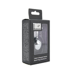 Toosh Heart Shaped Medium Silver Butt Plug with Red Stone Jewel > Anal Range > Jewel Butt Plugs