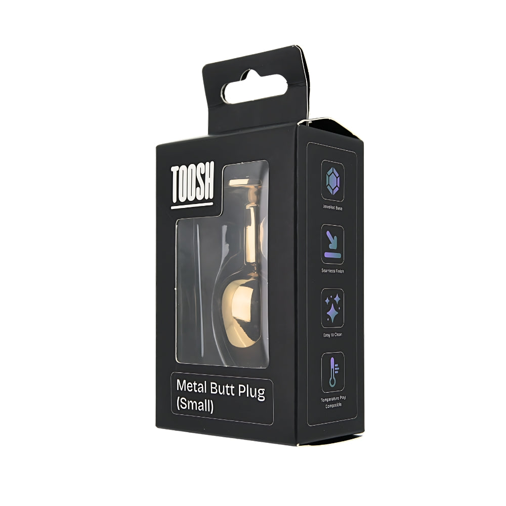 Toosh Heart Shaped Gold 2.8 Inch with Red Stone Small – Jewelled Small Butt Plug > Anal Range > Jewel Butt Plugs