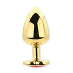 Toosh Heart Shaped Gold with Red Stone Large – Jewelled Large Butt Plug Default Title > Anal Range > Jewel Butt Plugs