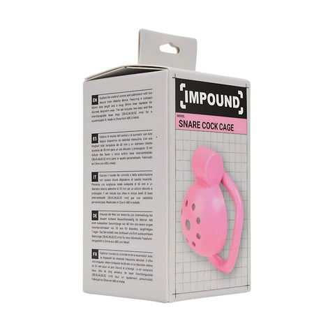 Impound Snare – Male Chastity Cage with Multiple Base Rings > Bondage Gear > Male Chastity