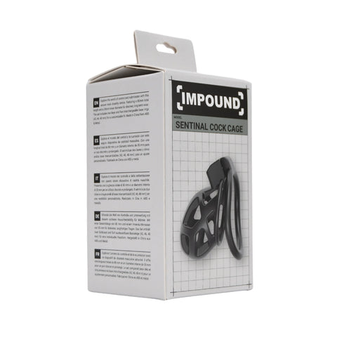 Impound Sentinal Cock Cage – Male Chastity Cage with Multiple Ring Sizes > Bondage Gear > Male Chastity