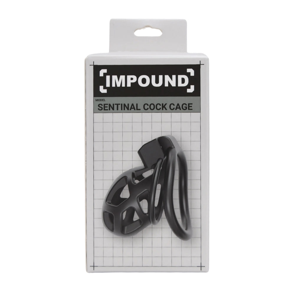 Impound Sentinal Cock Cage – Male Chastity Cage with Multiple Ring Sizes > Bondage Gear > Male Chastity