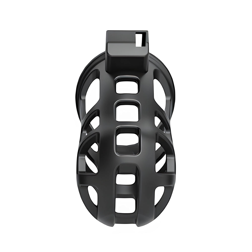 Impound Titan (Black) – Chastity Cage with Multiple Base Rings > Bondage Gear > Male Chastity