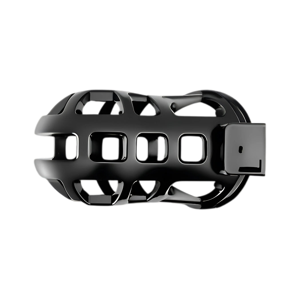 Impound Titan (Black) – Chastity Cage with Multiple Base Rings > Bondage Gear > Male Chastity