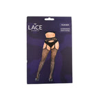 Lace by LJ Plus Size Suspender Pantyhose – Stretchy Lace Tights > Clothes > Plus Size Lingerie