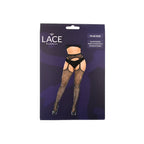 Lace by LJ Plus Size Suspender Pantyhose with Rhinestones – Lingerie > Clothes > Plus Size Lingerie