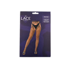 Lace by LJ Rhinestone Fishnet Crotchless Pantyhose – Women's Hosiery > Clothes > Hosiery > Pantyhose & Tights