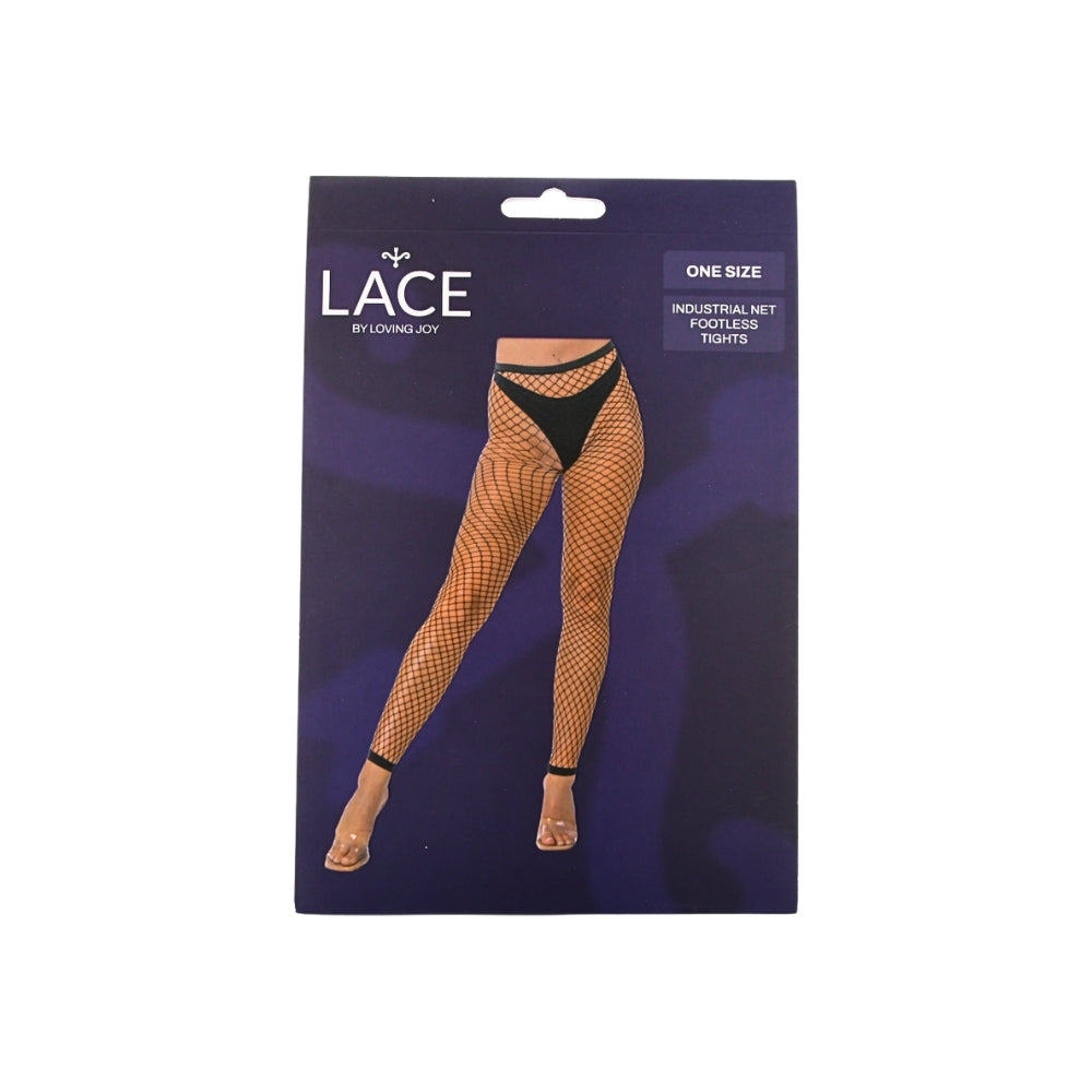 Lace by LJ One Size Industrial Net Footless Tights – One Size Hosiery > Clothes > Hosiery > Pantyhose & Tights