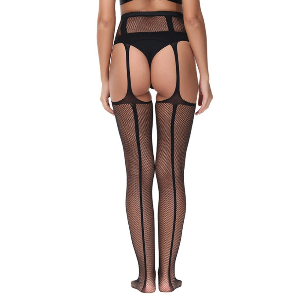 Lace by LJ Lace Up Suspender Tights – One Size Hosiery > Clothes > Hosiery > Pantyhose & Tights